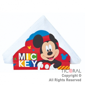 MICKEY SERVILLETERO x 1 (15 SERVILLETAS)